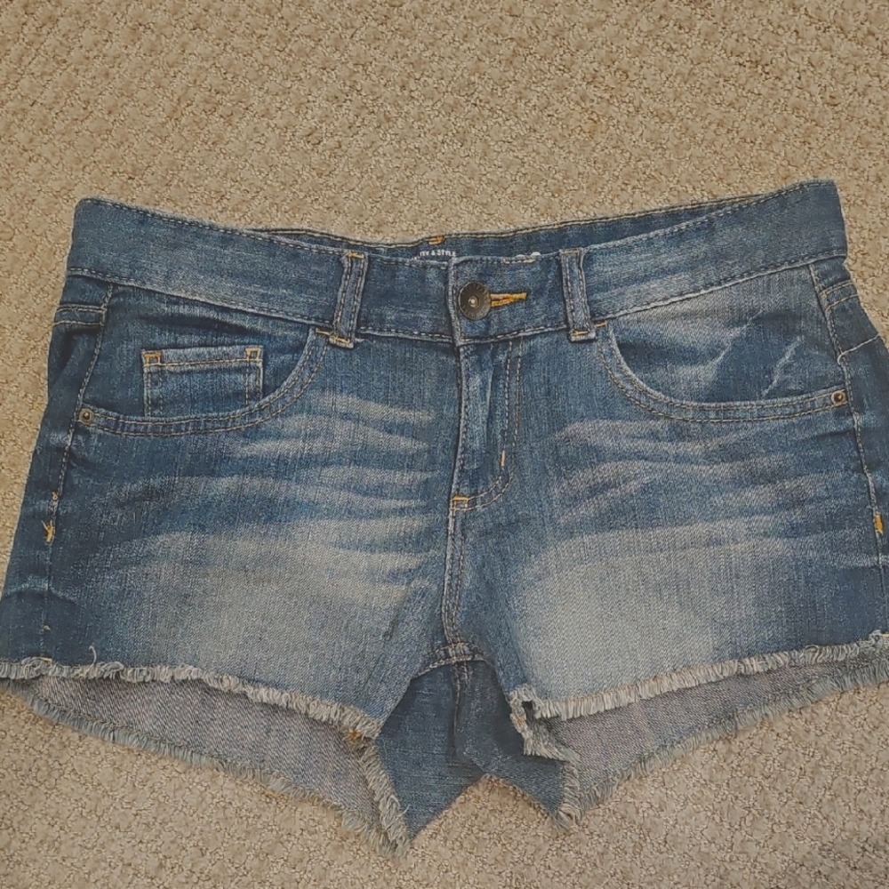 Mossimo FIT6 Denim Blue Jean Shorts 11